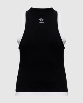 Versace Black layered tank top 10269431A18639
