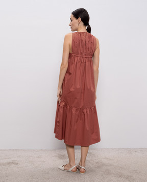 Peserico Red midi dress A0272601979