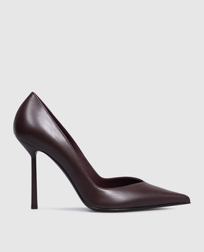 Le Silla Vivienne burgundy leather shoes 4216D090BXPPNEM