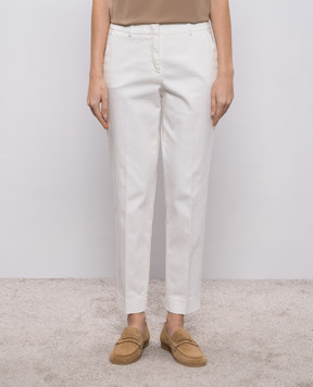 Peserico White pants M04716T002499