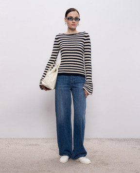 Twinset Striped sweater with inside-out effect 261TP3221