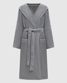 Hamam Gray terry bathrobe ASH LIGHT ASHLIGHTBATHROBE