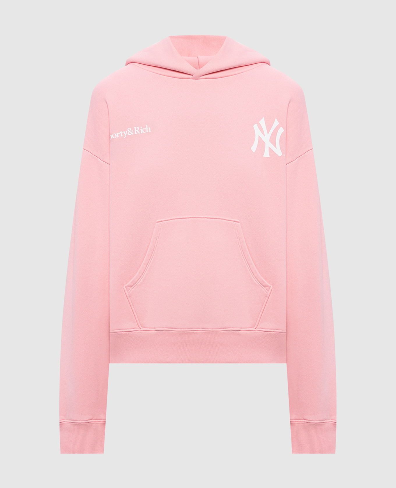 Yankees pink insulated hoodie Sporty & Rich