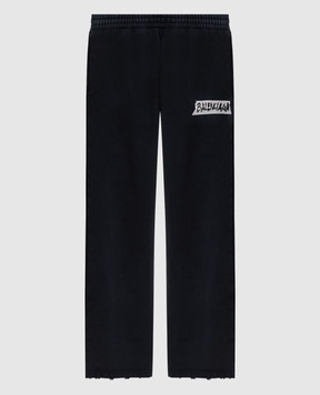 Balenciaga Black Masking Tape Sweatpants 846917TTVL8