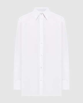 Saint Laurent White shirt with Cassandre embroidery 864599Y9J21