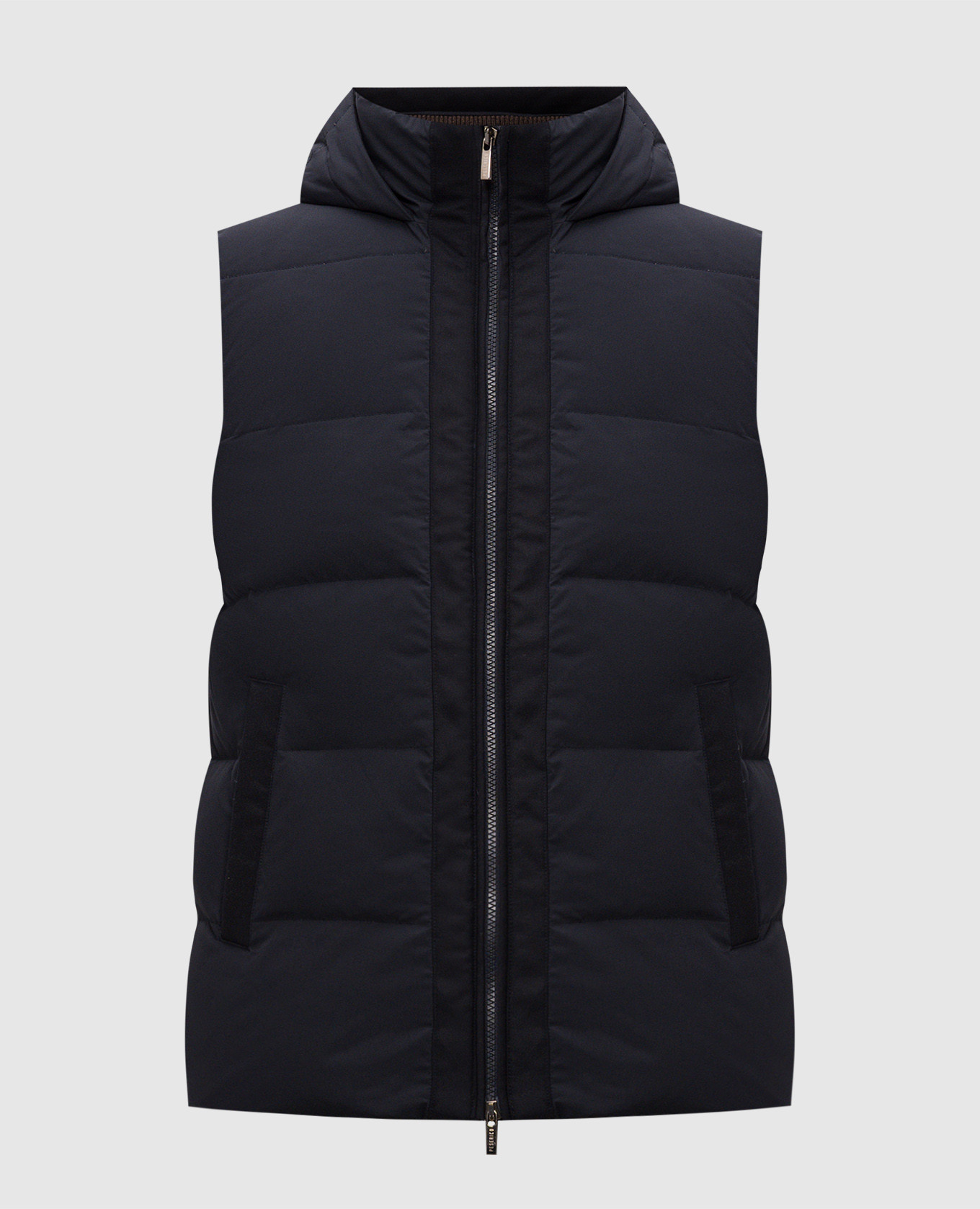 Blue down vest