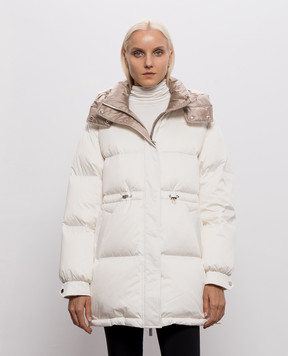 Be Florence Ivory down jacket BE2687