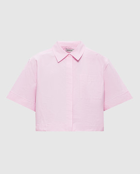 Simkhai Pink Ryett cropped shirt 3262160CF