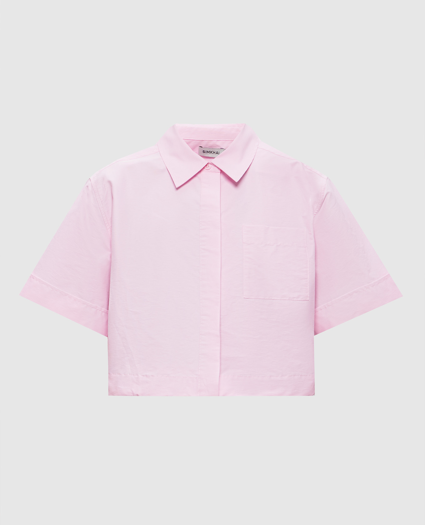 Pinkfarbenes Ryett Cropped-Shirt
