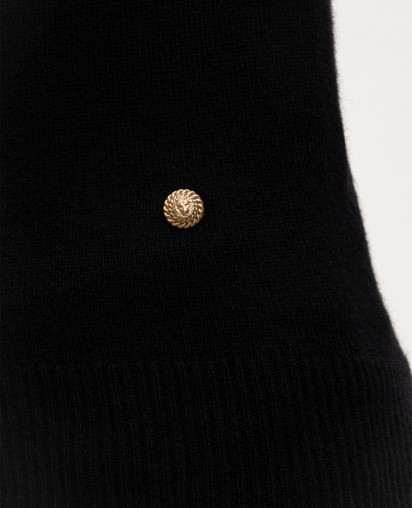 Black wool top Balmain 5