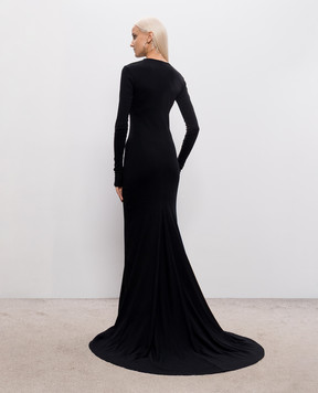 Ann Demeulemeester Jesse black maxi dress B0011347FA045