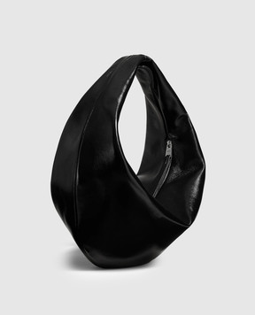 Khaite Black hobo bag with logo H6015877
