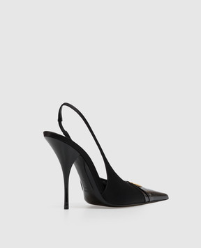 Saint Laurent Black LOUIS slingbacks A001CW9QNCN