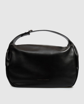 Brunello Cucinelli Black leather Boule bag MBPLB2832P