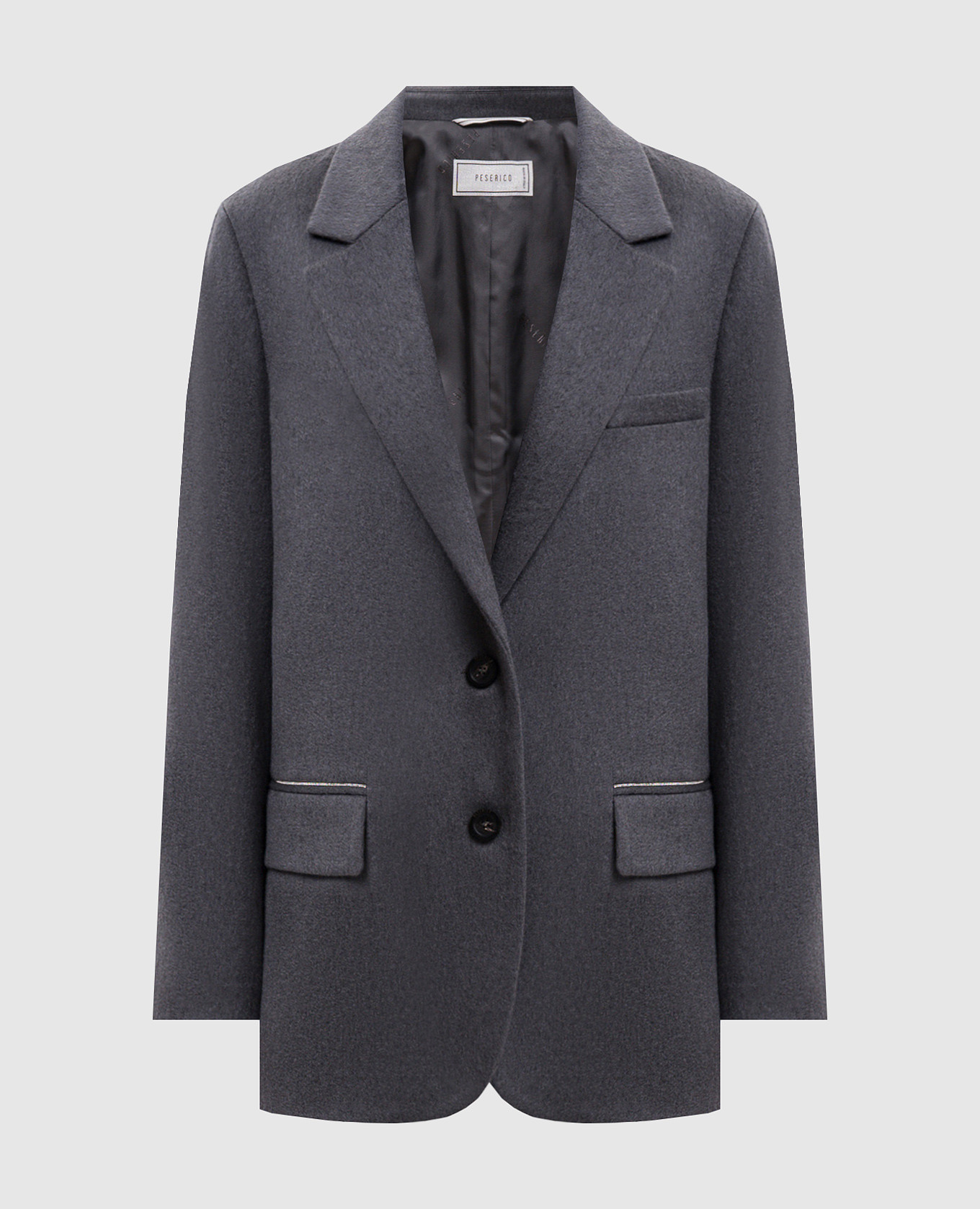 Gray jacket with wool