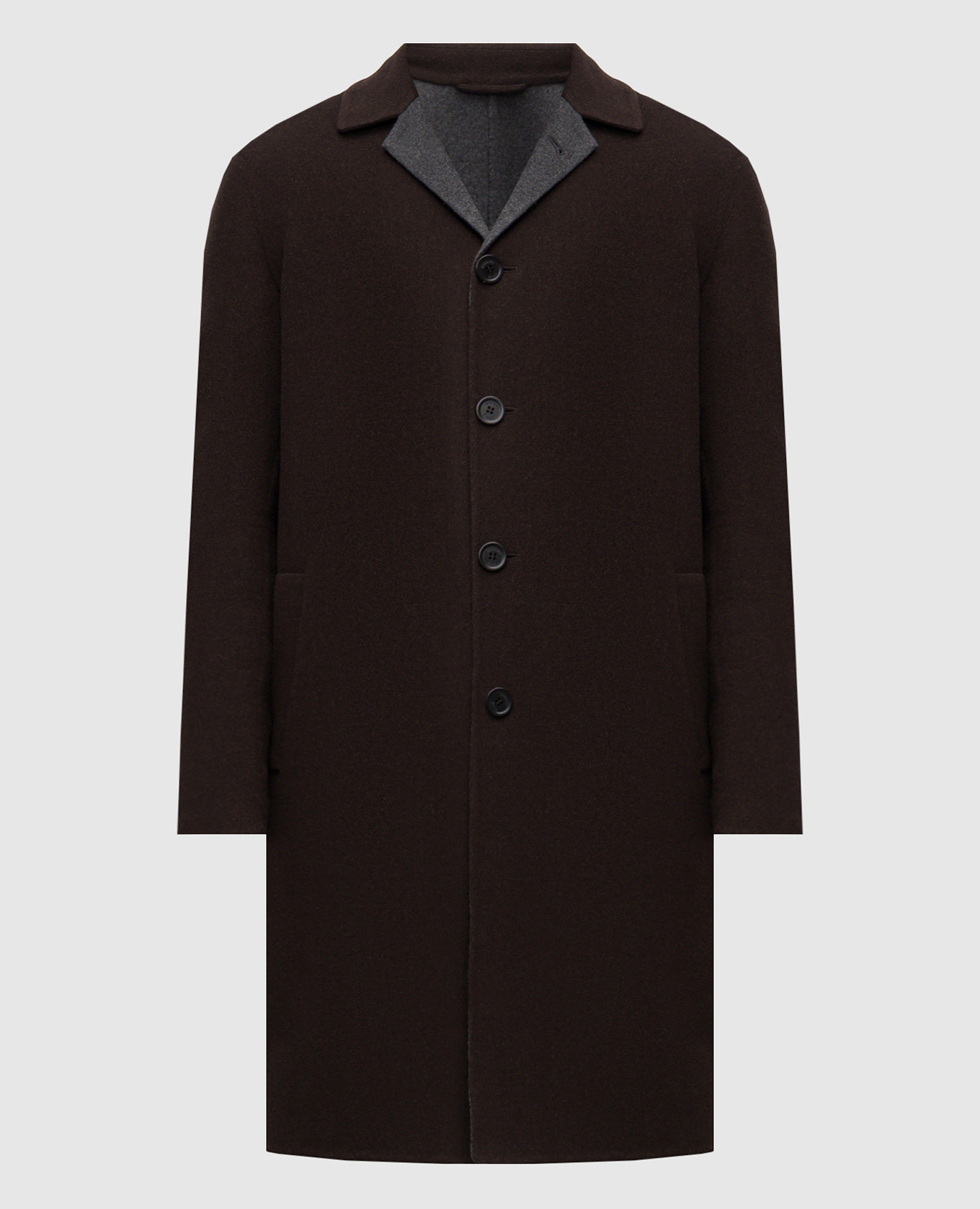 

Brown wool coat Stefano Ricci
