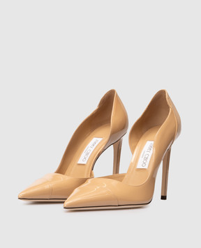 Jimmy Choo Beige patent leather shoes BRIGITTE BRIGITTE100PAT