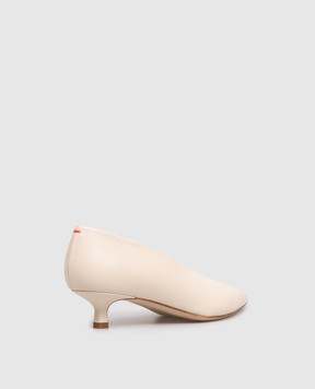 Aeyde Beige leather shoes Clara PUCROP35KT0122100007