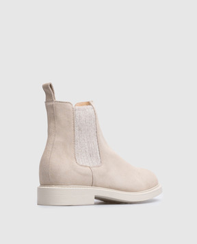 Doucal's Beige suede chelsea boots DD8923BRUGUF252
