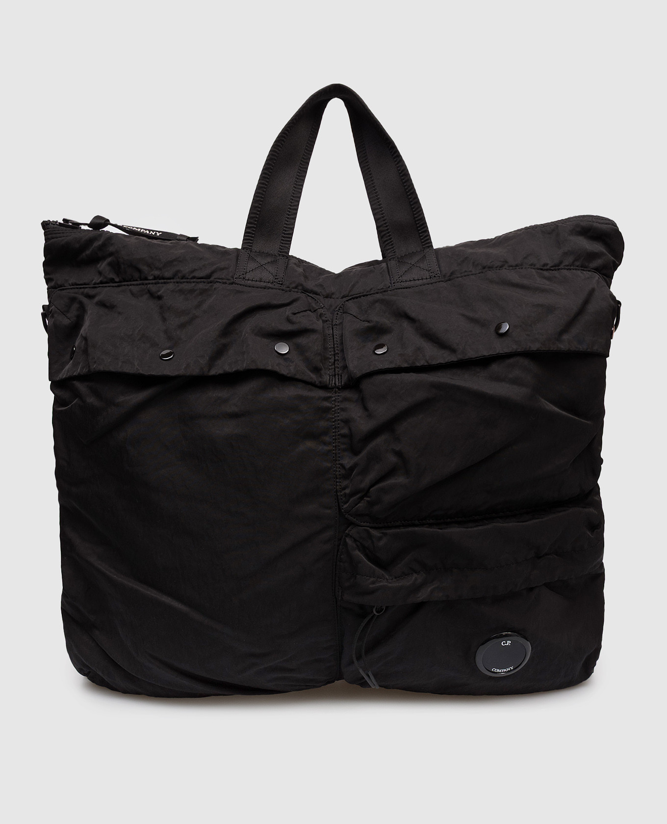 

Black bag with logo patch C.P. Company