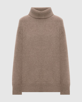 LISA YANG Holly brown cashmere sweater 2021971