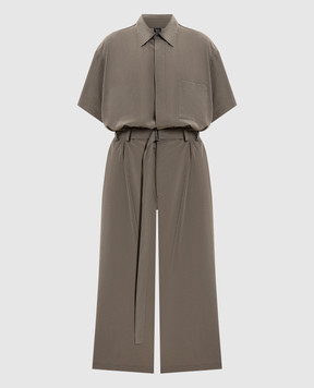 Y`S Yamamoto Khaki jumpsuit YQD15500