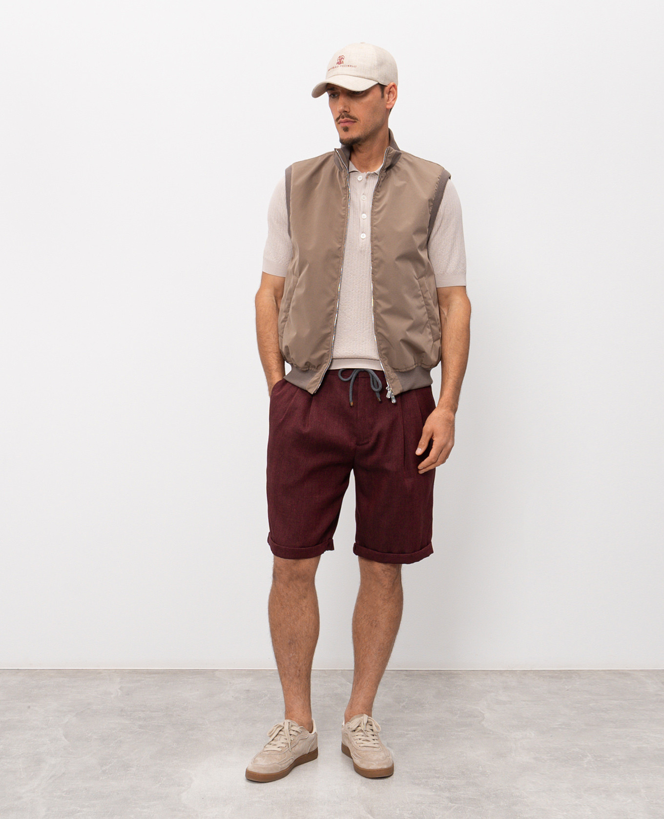 

Beige polo Brunello Cucinelli