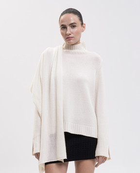 Allude Ivory cashmere scarf 26511241