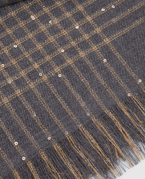 Peserico Gray wool stole A31551C0CC897