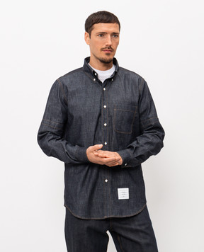 Thom Browne Blue denim shirt MWL435SF1105