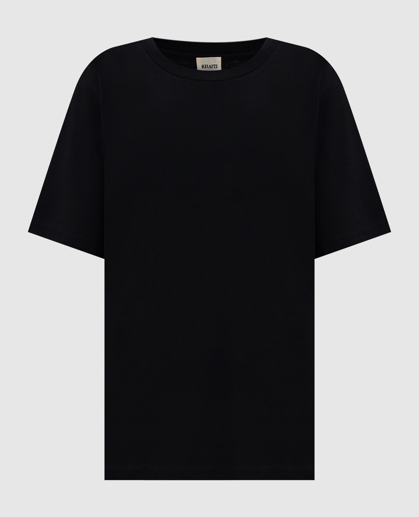 Allen black silk t-shirt
