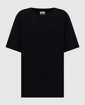 Khaite Allen black silk t-shirt 24464219