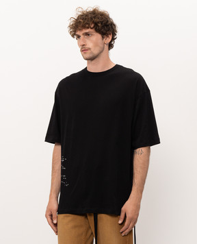 Ann Demeulemeester Black T-shirt with print B0014220FA206