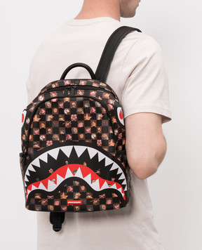 Sprayground Children's brown backpack STEALTH CREW SAVAGE 910B8905NSZ