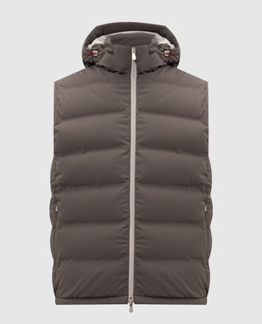 Brunello Cucinelli Gray down vest MV4061605