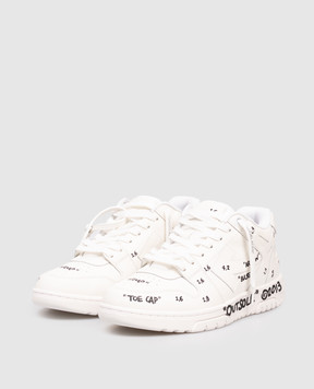Off-White Out Of Office white leather sneakers OMIA189F25LEA007