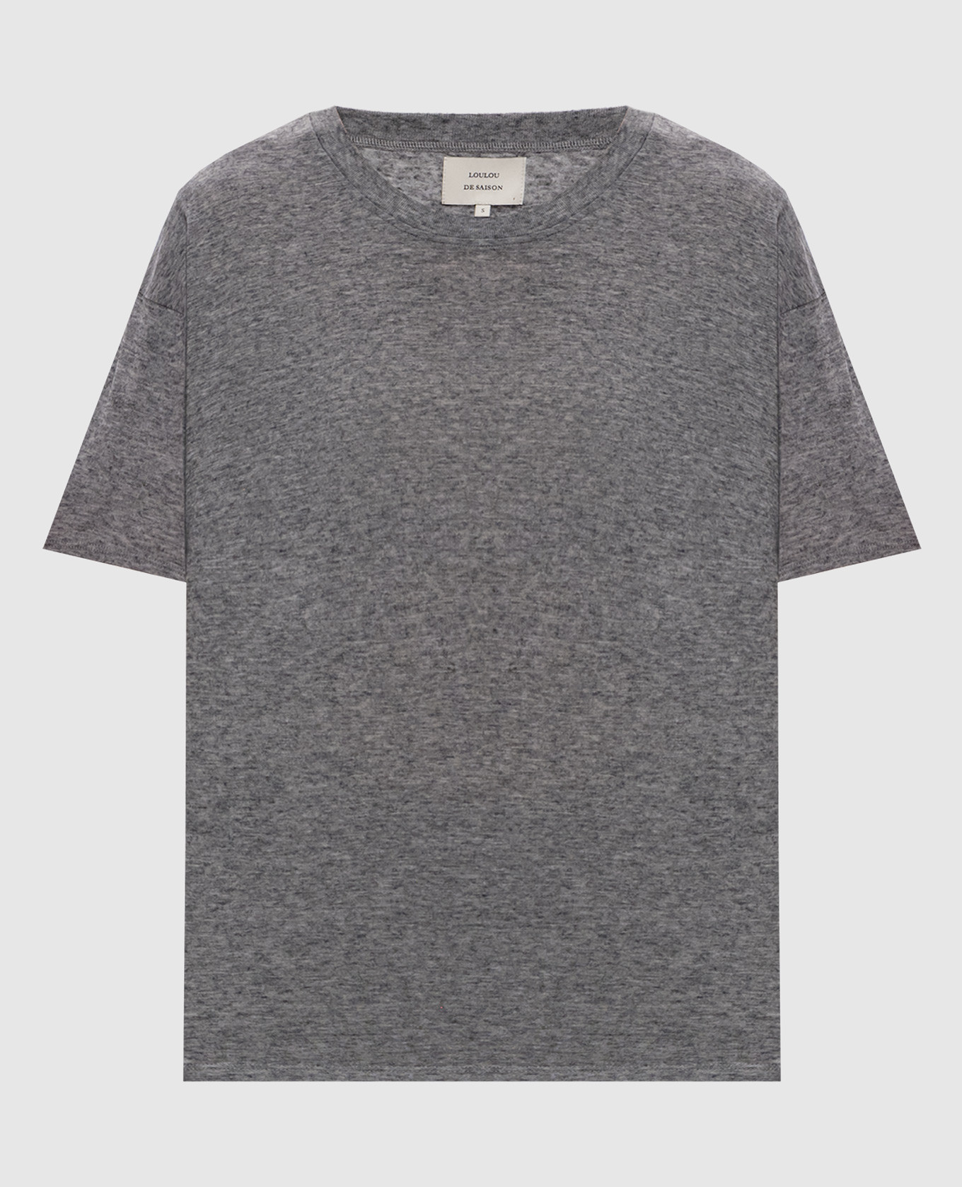 Ezra grey wool t-shirt