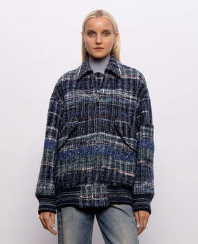 Missoni Blue jacket with wool DS26WC06BC006I