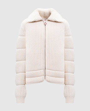 Casablanca White merino wool jacket WAW25KW105601EXSKI