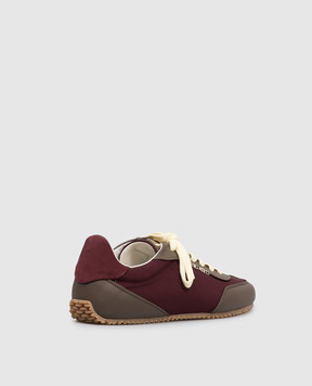 Axel Arigato Burgundy Daze Runner combo sneakers F3617002