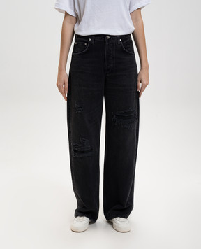 CITIZENS OF HUMANITY Black Ayla distressed jeans 2053C3062