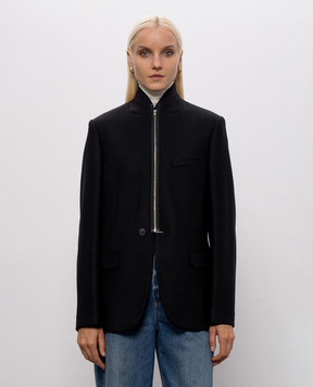 Maison Margiela MM6 Black jacket with wool S52BN0153M36003
