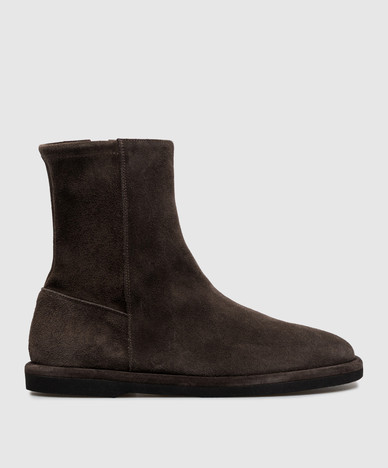 Marjory braune Wildlederstiefel