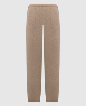 Simonetta Ravizza Kiki beige cashmere pants F06KN111T10JA