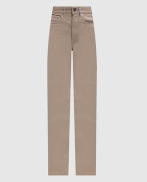 JW Anderson Beige jeans with logo patch DT0124PG1933