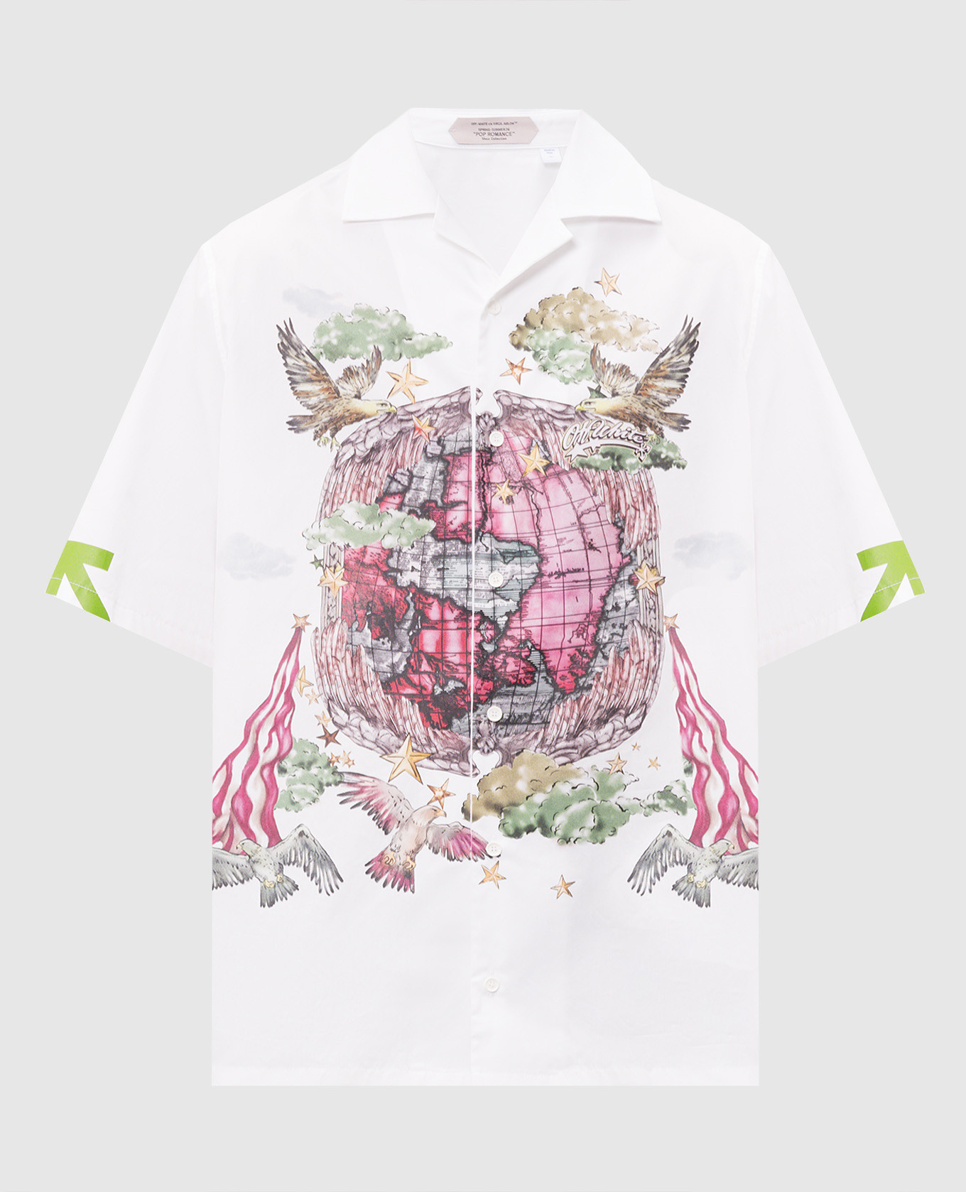 White shirt with Dream World print Off-White