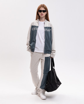 Off-White Grey melange sweatpants 2FH00723B