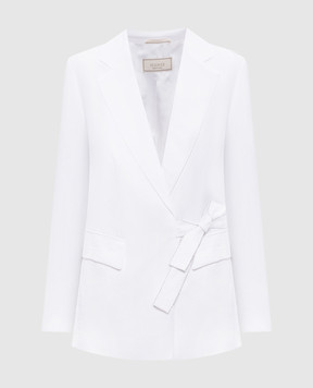 Peserico White jacket with linen S0122905435