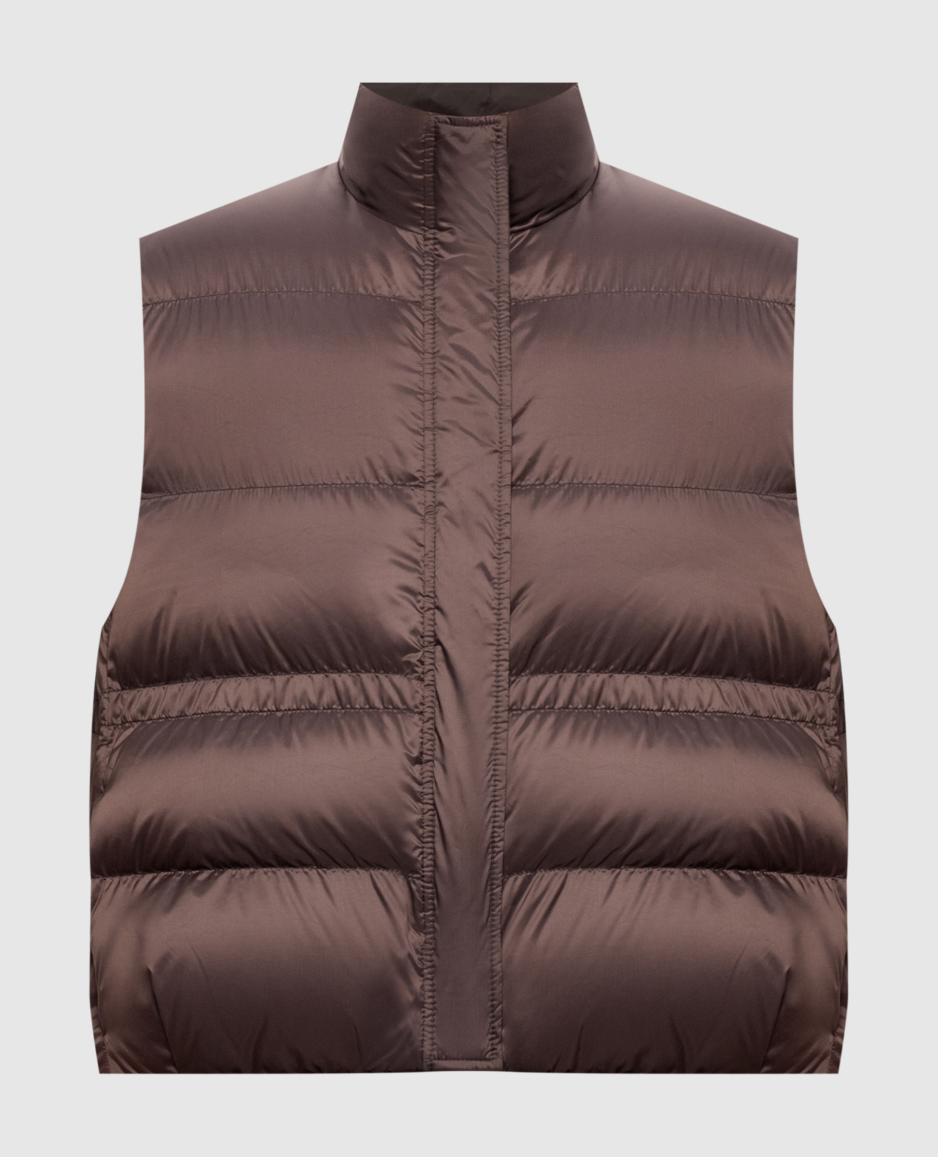 Brown down vest Brunello Cucinelli