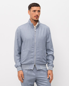 Enrico Mandelli Blue cashmere jacket 3T501B5607